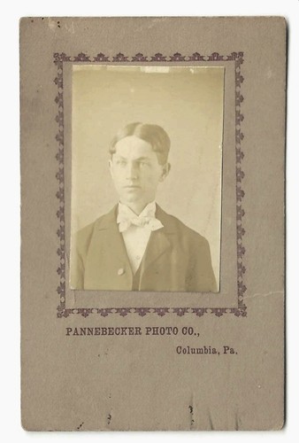 Old photo young - young, identified